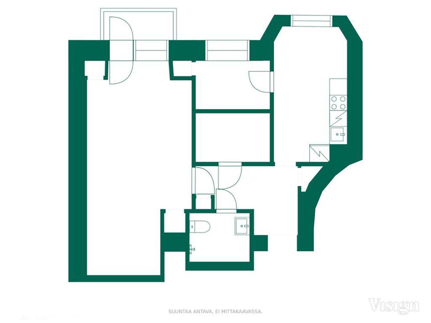 Artistic Kallio Apartment เฮลซิงกิ ภายนอก รูปภาพ